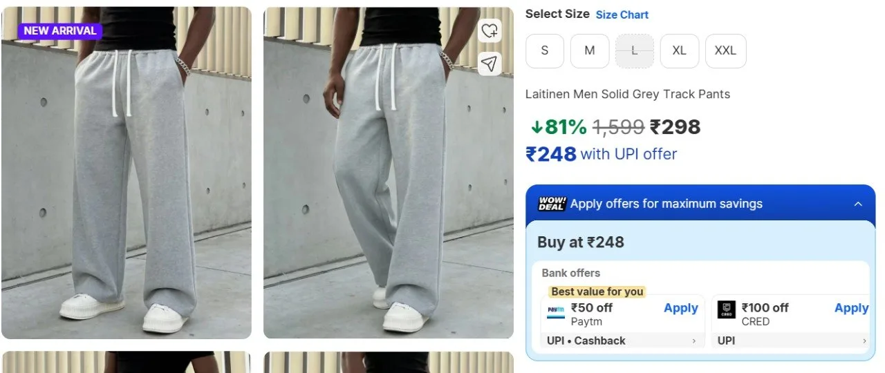 Flipkart | Flat 75% Off on Mens' Casual Shirt @ ₹331✅📈