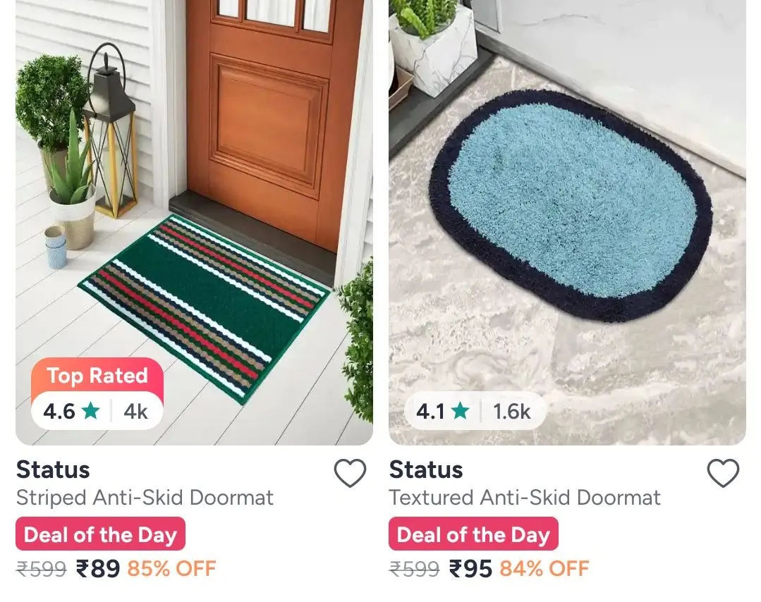 Myntra | Doormats starting @ 85
