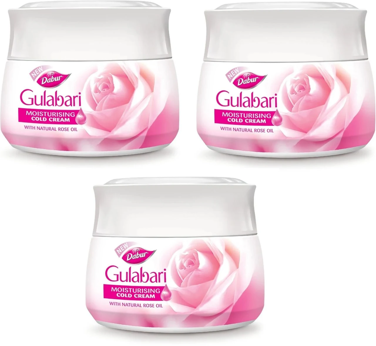 71% Off - Dabur Gulabari Cold Cream, (Pack Of 3) At Rs.106