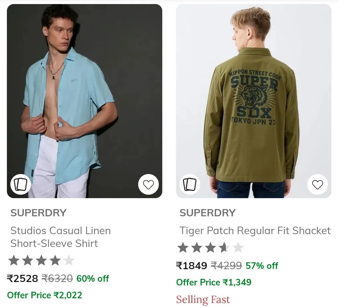 Combo Deal – • GAS, • Gap, • Superdry, • Tommy Hilfiger & 2 more