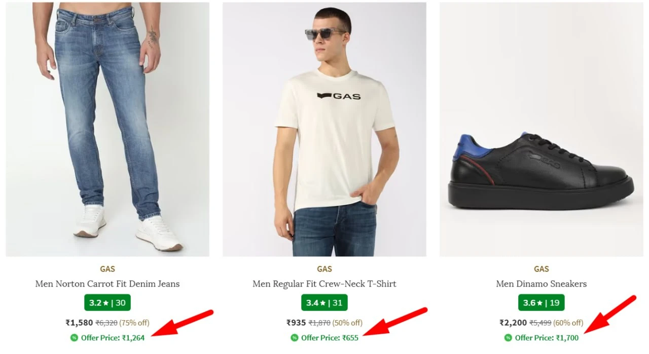 Combo Deal – • GAS, • Gap, • Superdry, • Tommy Hilfiger & 2 more