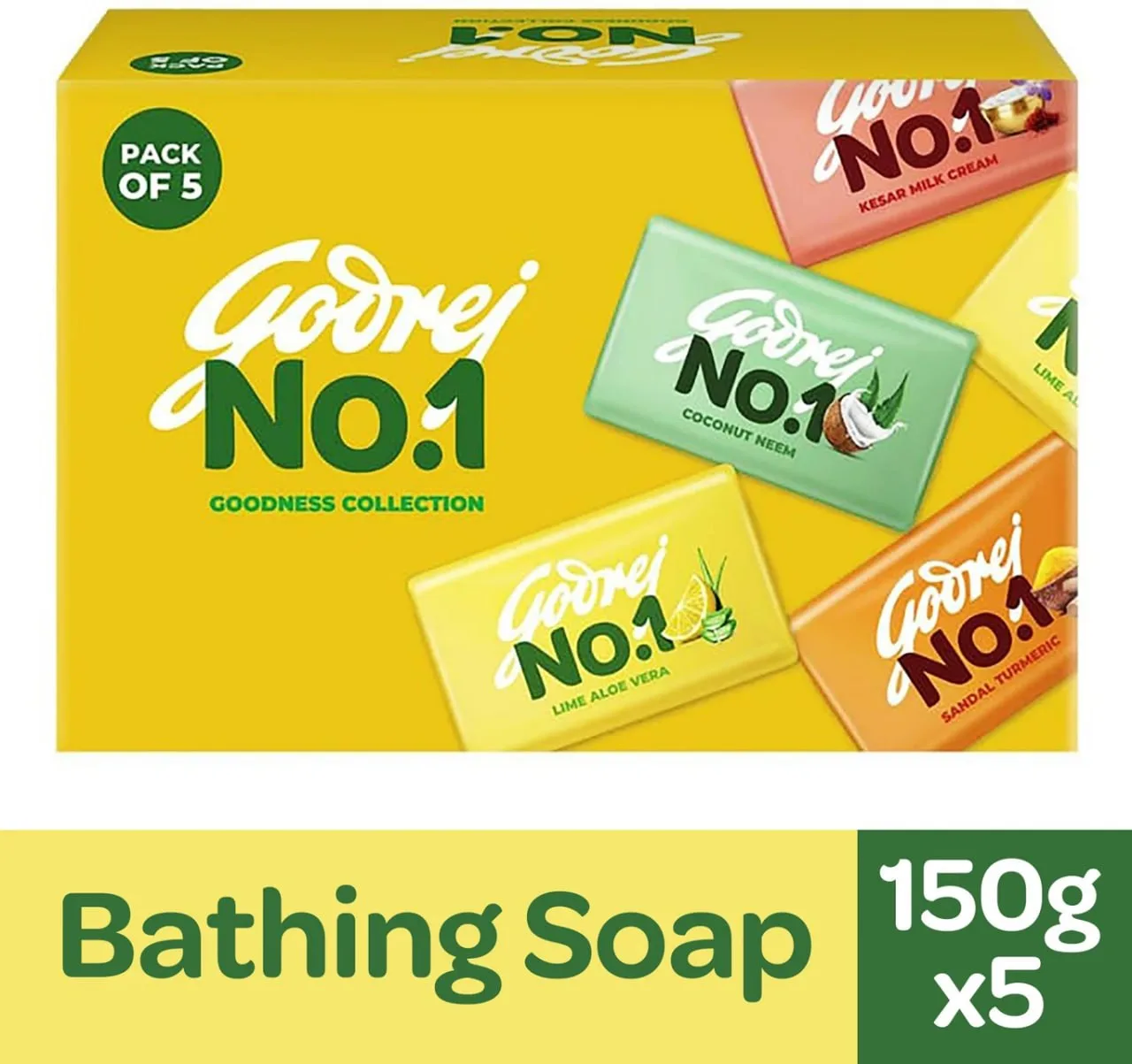 **Flipkart | Godrej bath Soap, (Set Of 5) At Rs.145**