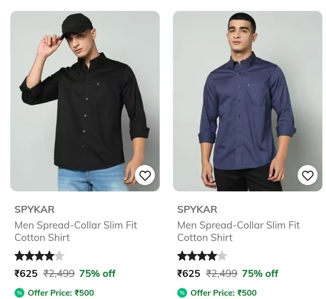 Upto 75% Off : Spykar Clothing