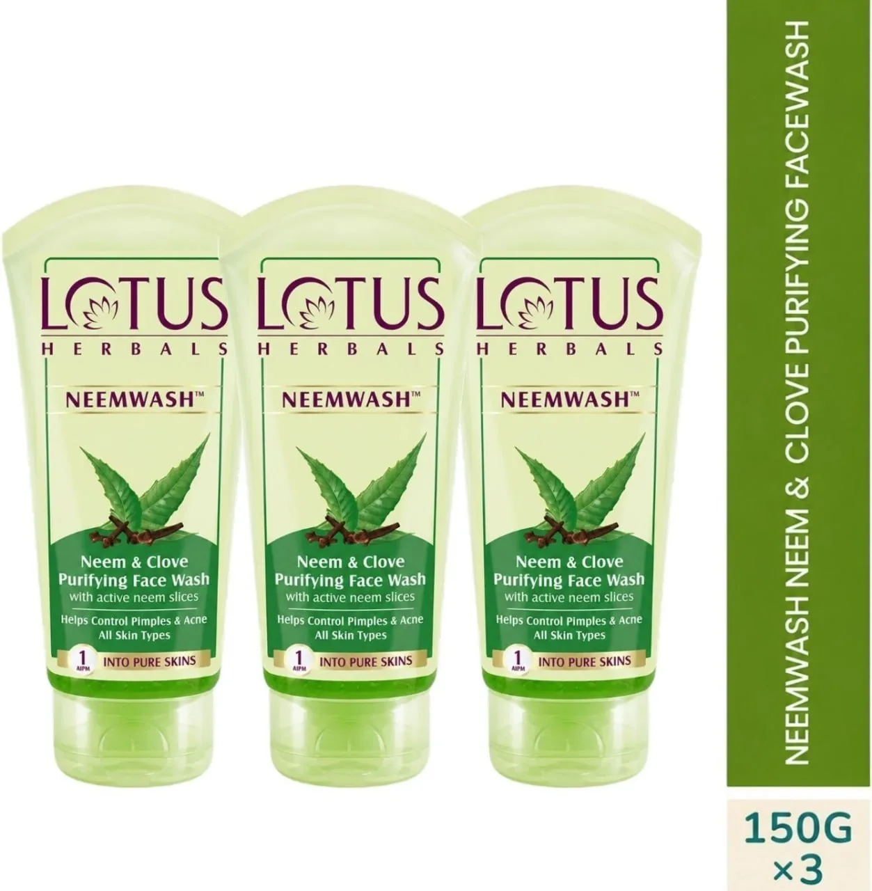 68% Off - Lotus Herbal Neem Facewash, (Pack Of 3) At Rs.279