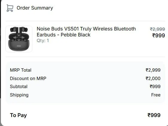 **🎧 Noise Buds VS501 @ ₹949 **🔥