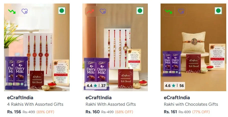 **Myntra | Rakhi Gourmet Assorted gifts starting at 160/-**