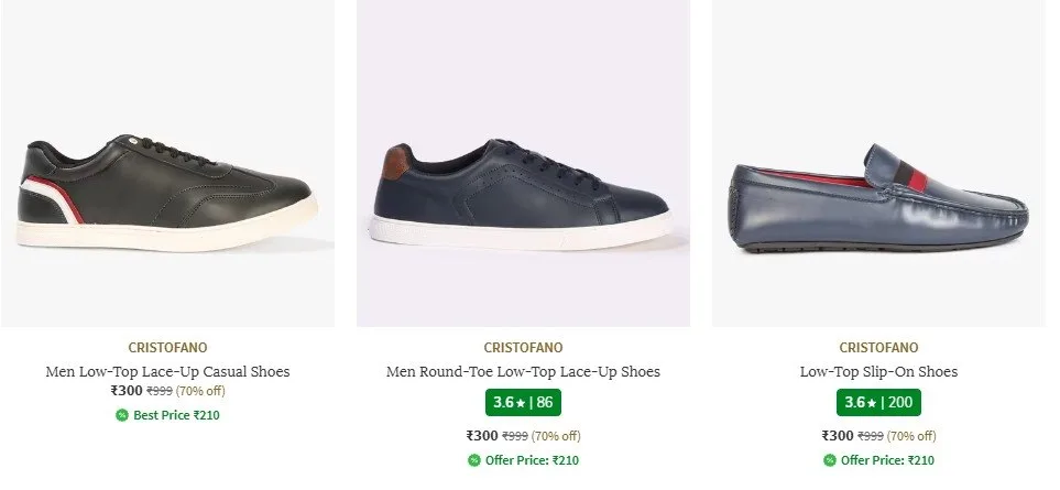 **AJIO : Footwears Starts @199**