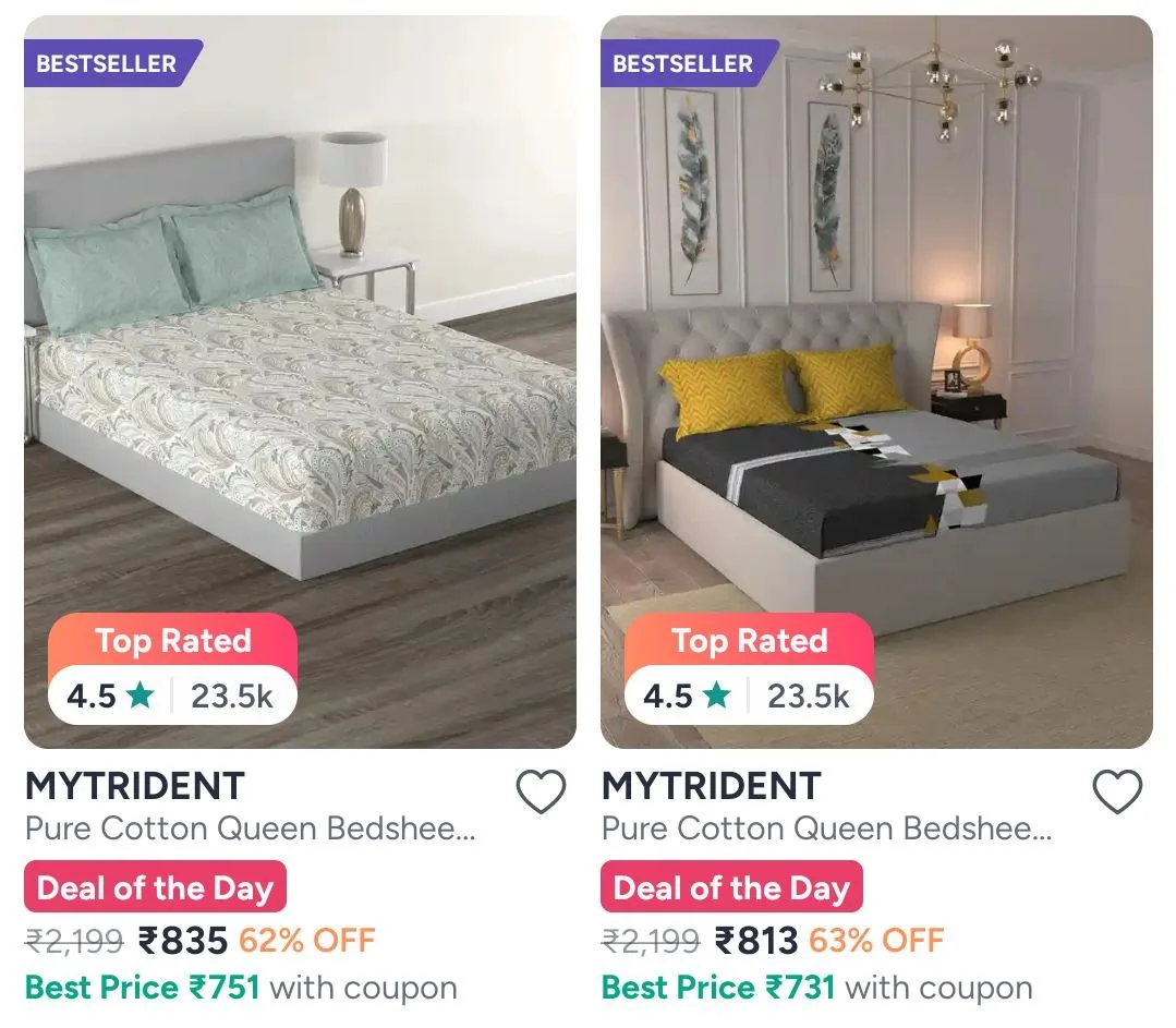 Myntra | Premium Bedsheet Deals !!!