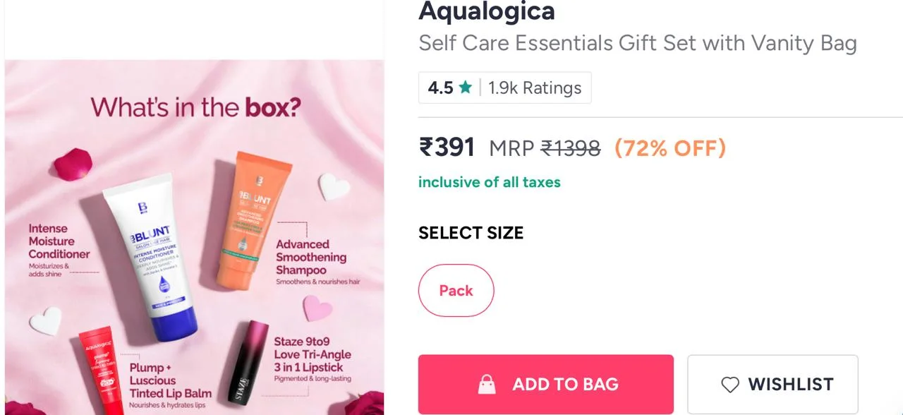 Aqualogica Combo at 391