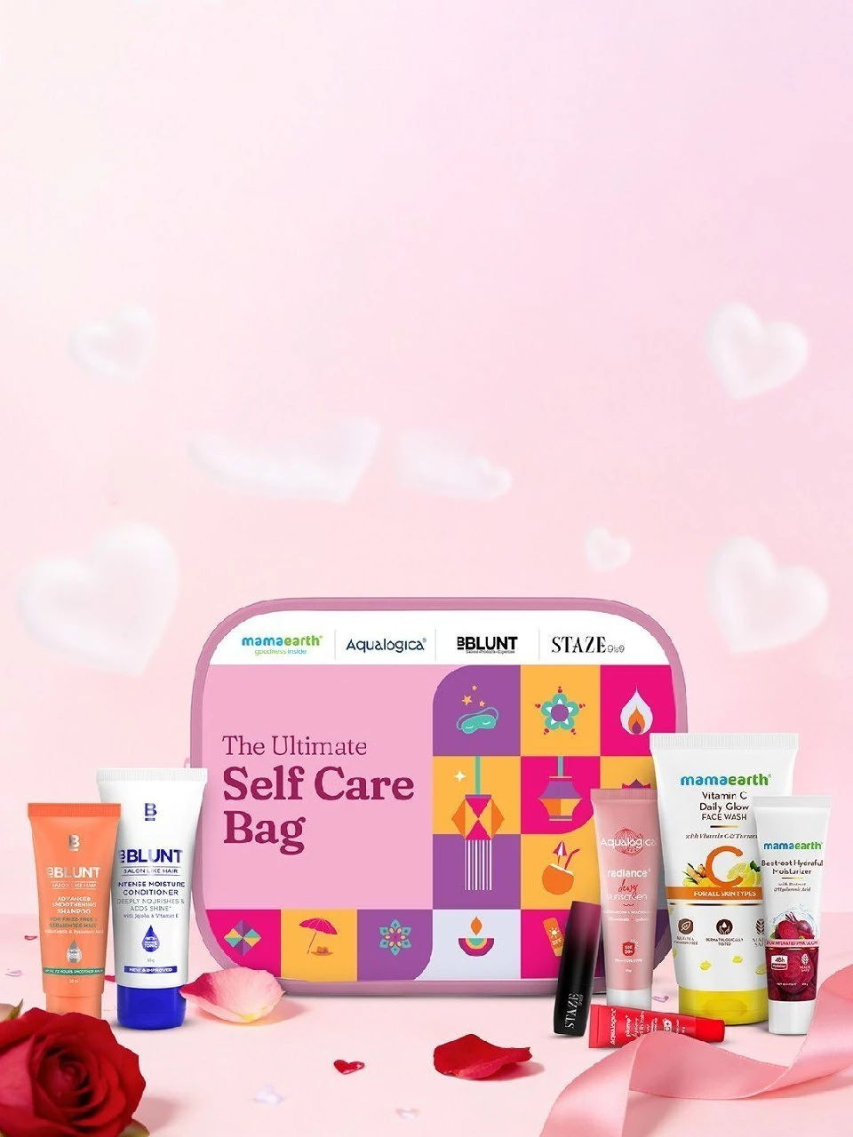 **Myntra | Aqualogica Self Care Essentials Gift Set with Vanity Bag @391 **