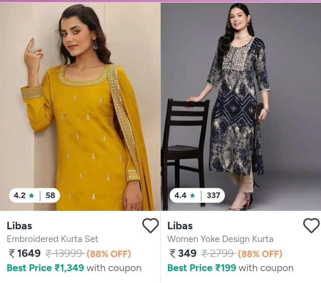 Combo Deal – Kurta, Kurta Sets