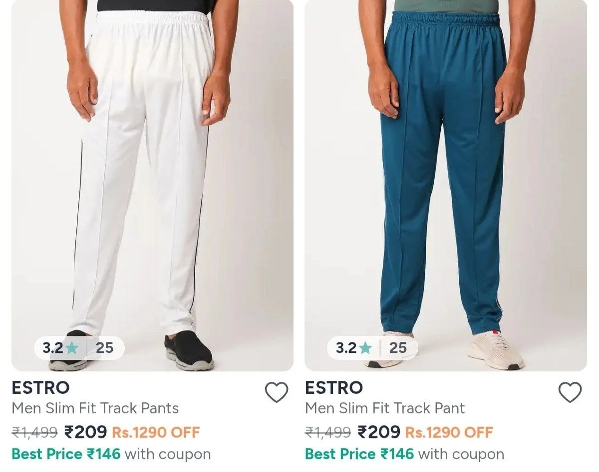 Men's Trackpants From ₹209