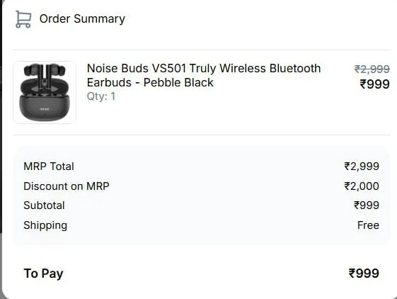 **🎧 Noise Buds VS501 @ ₹949 **🔥