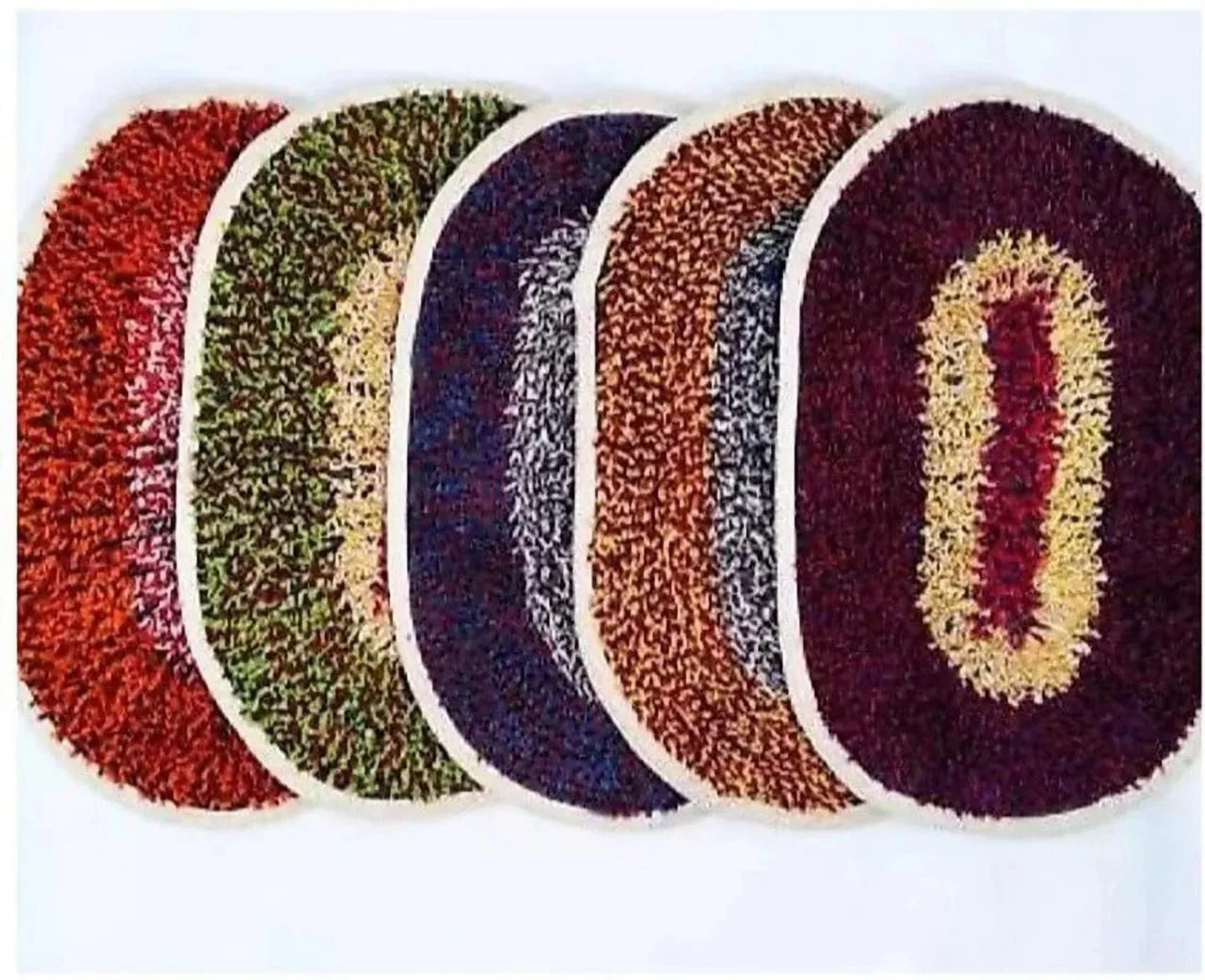83% Off - Varsha Cotton Floor Mat, (Pack Of 5) At Rs.138