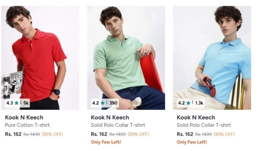 Myntra: Upto 90% Off: Kook N Keech Clothing