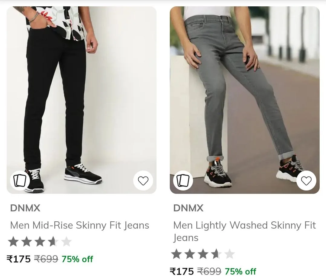 🔥 LOOT - AJIO LOOT : Upto 75% Off On DNMX Clothing.