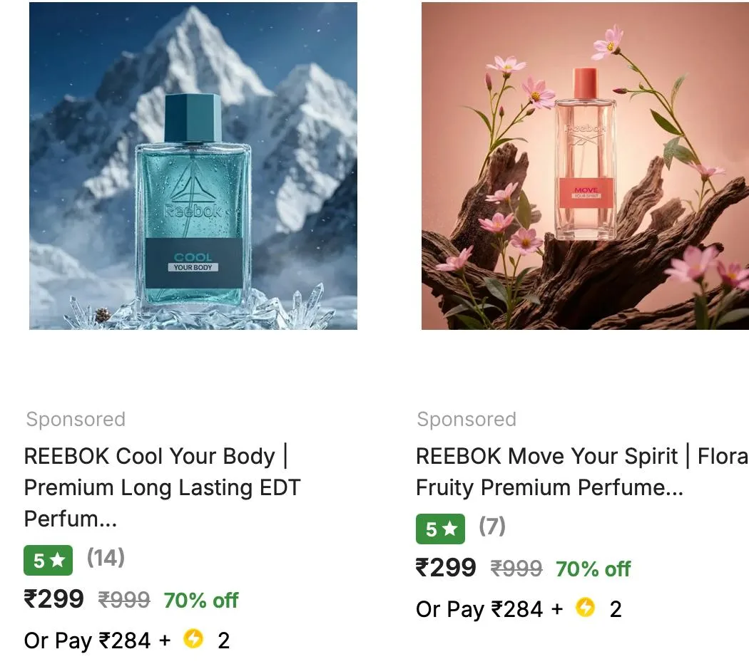 Reebok Fragrance Upto 70% Off