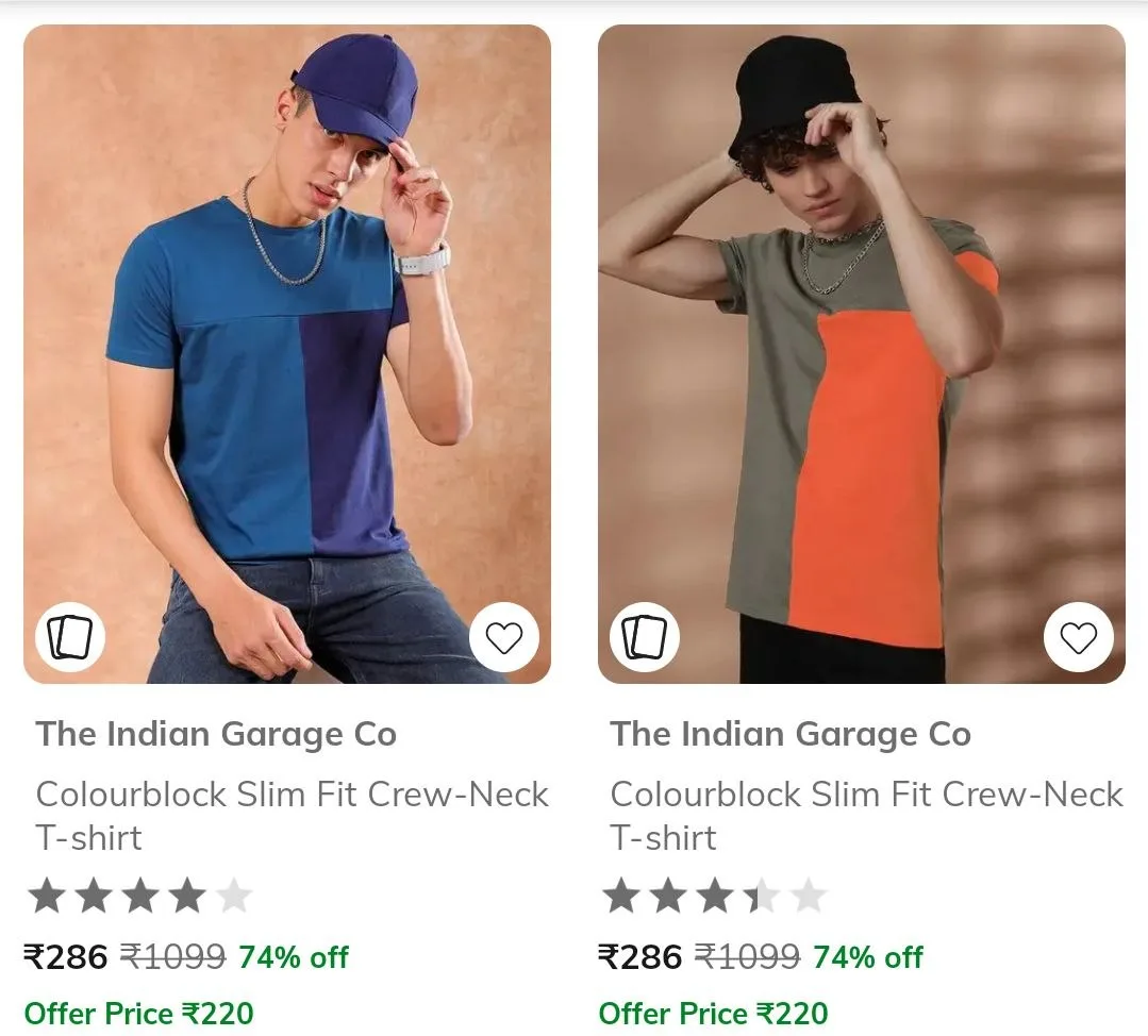 AJIO : Upto 80% Off On The Indian Garage Clothing.