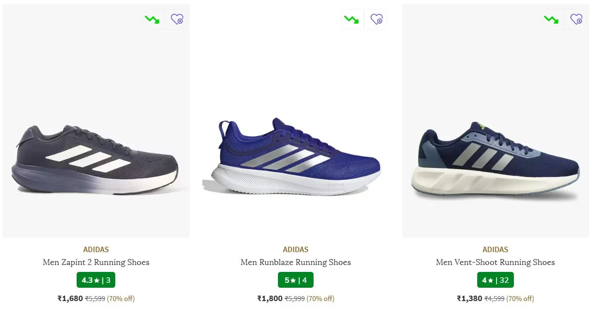 **AJIO : Upto 70% Off On Premium Footwears