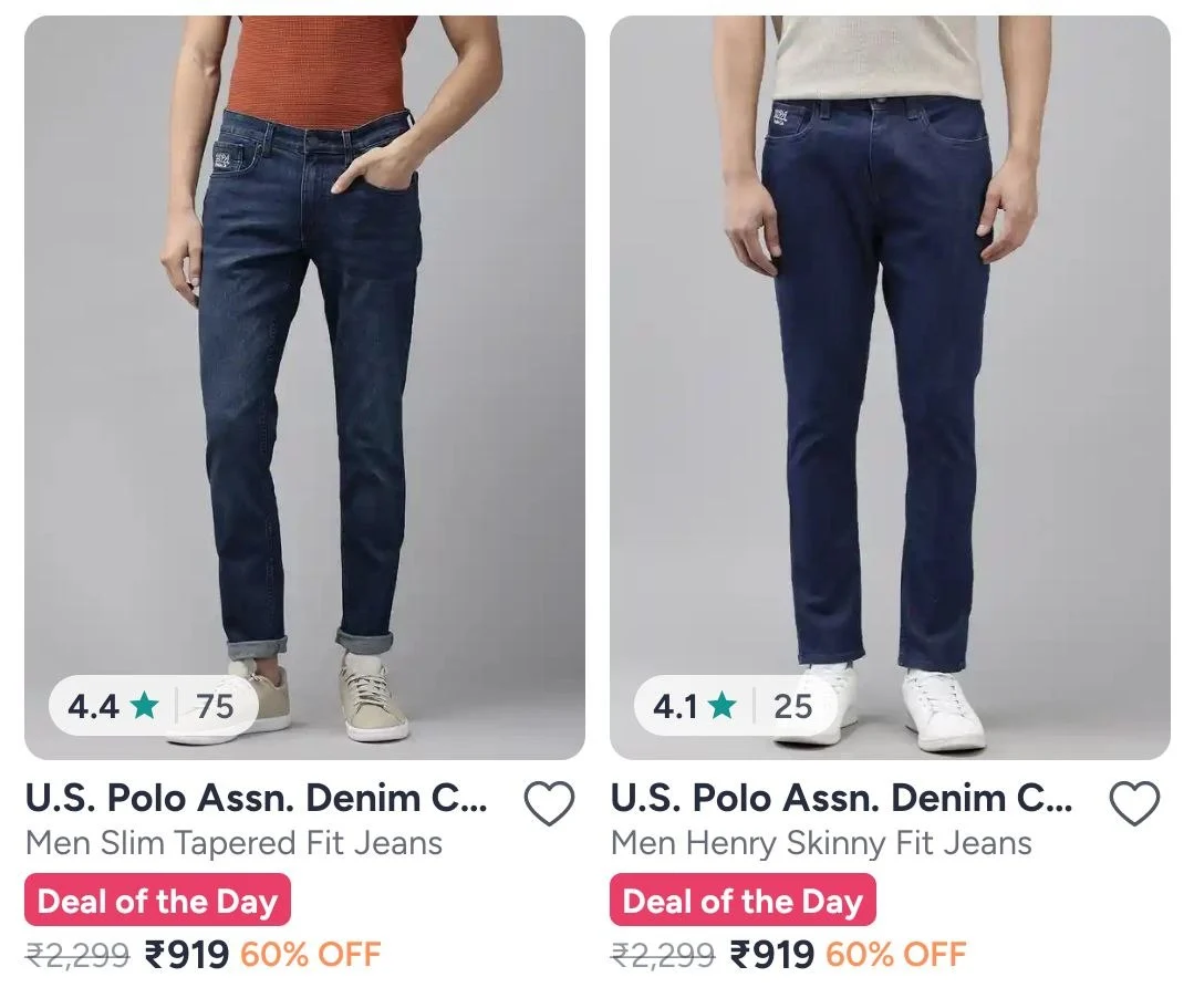 Myntra : Flat 60-65% Off On U.S. Polo Assn. Men's Clothing.