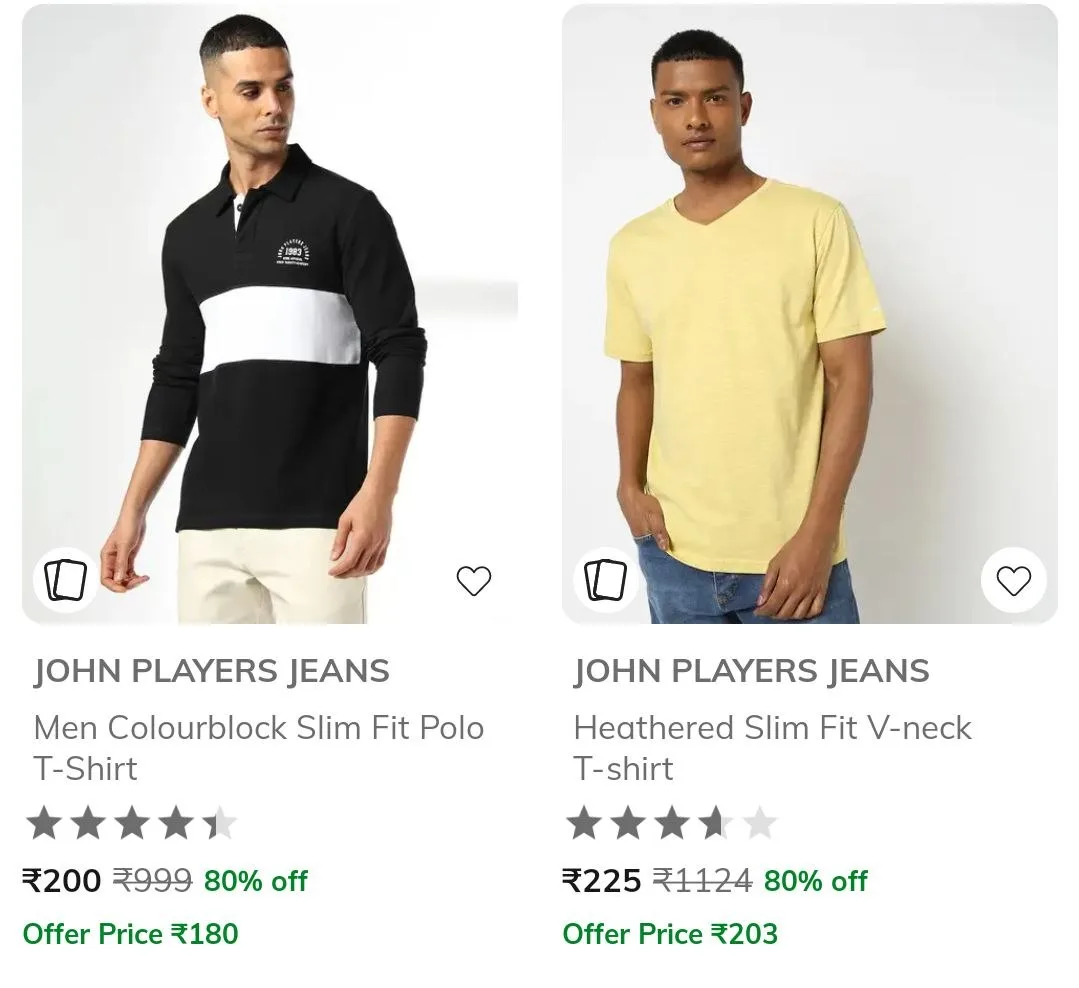 🔥 LOOT - AJIO Loot : Upto 80% Off On John Players Clothing🔥.