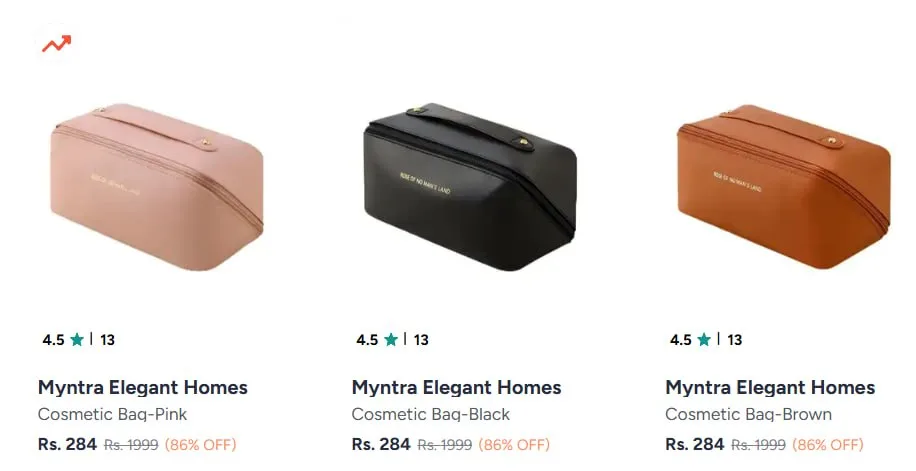 **Myntra | Makeup Organizers starting at 119/-**