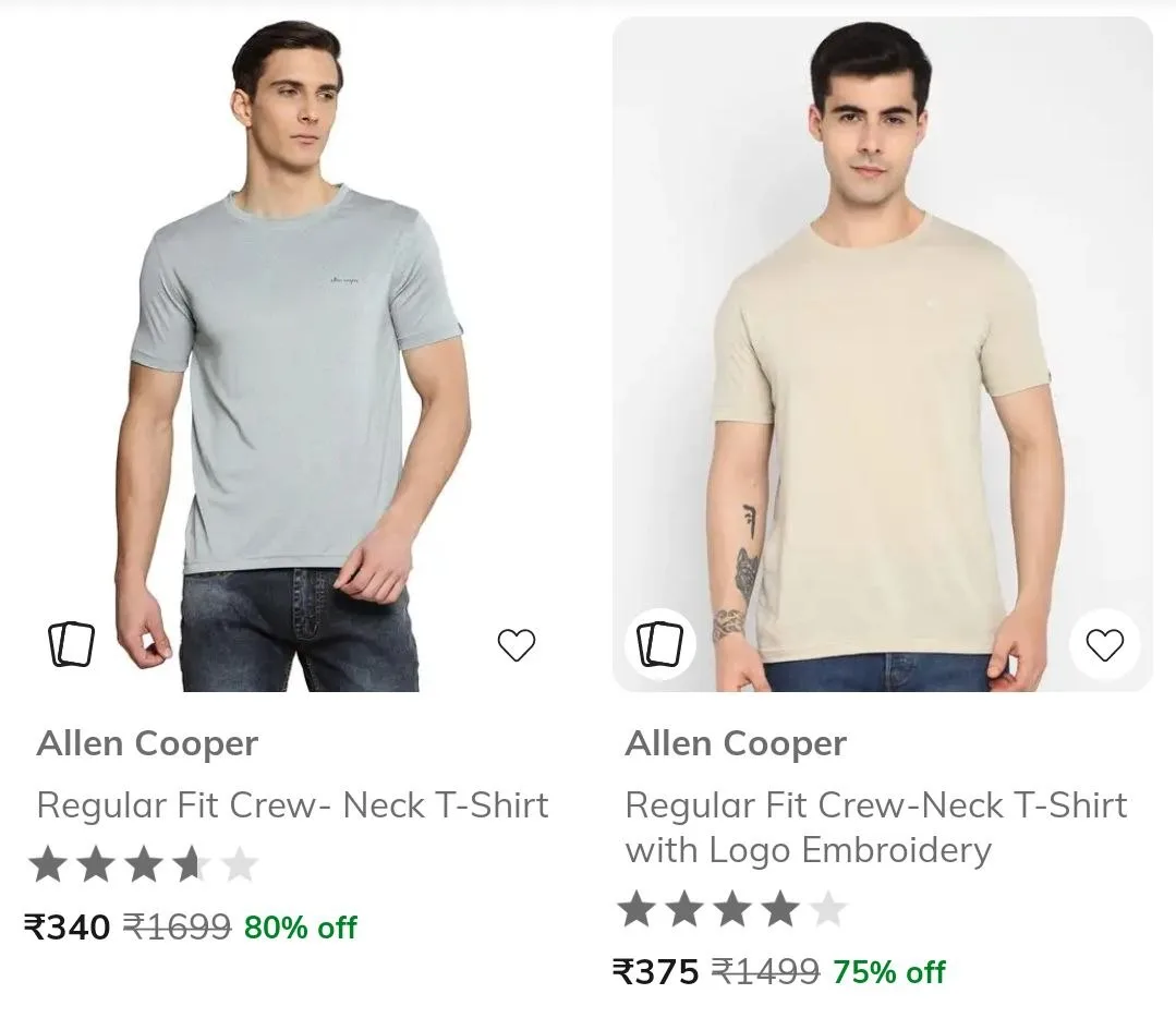 🔥 LOOT - Ajio Loot : Upto 80% Off On Allen Cooper Clothing.
