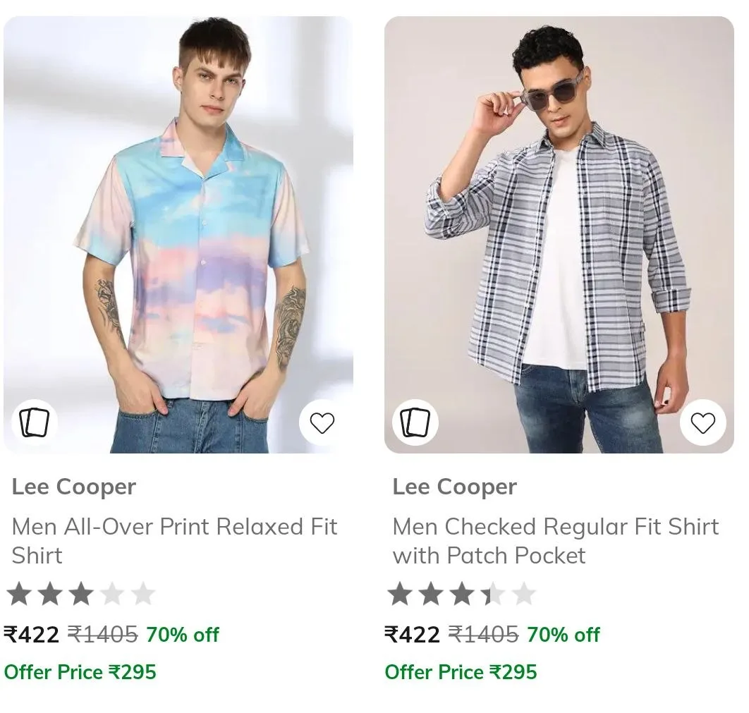 🔥 LOOT - AJIO Loot : 80% Off On Lee Cooper Men’s Clothing🔥.