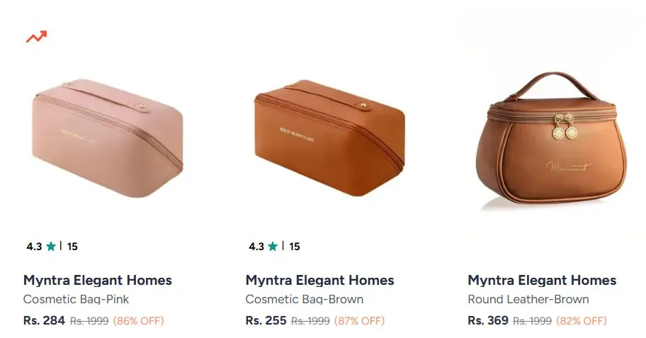 **Myntra | Makeup Organizers starting at 119/-**