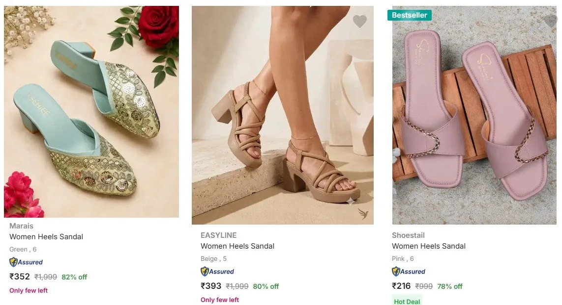 🔥 LOOT - Flipkart | Women's Footwear Collection Loot Sale