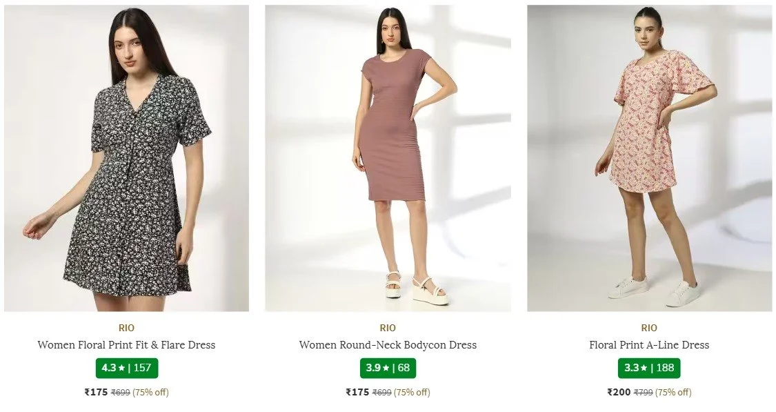 Ajio : Upto 75% off on Rio Clothing 💥💥