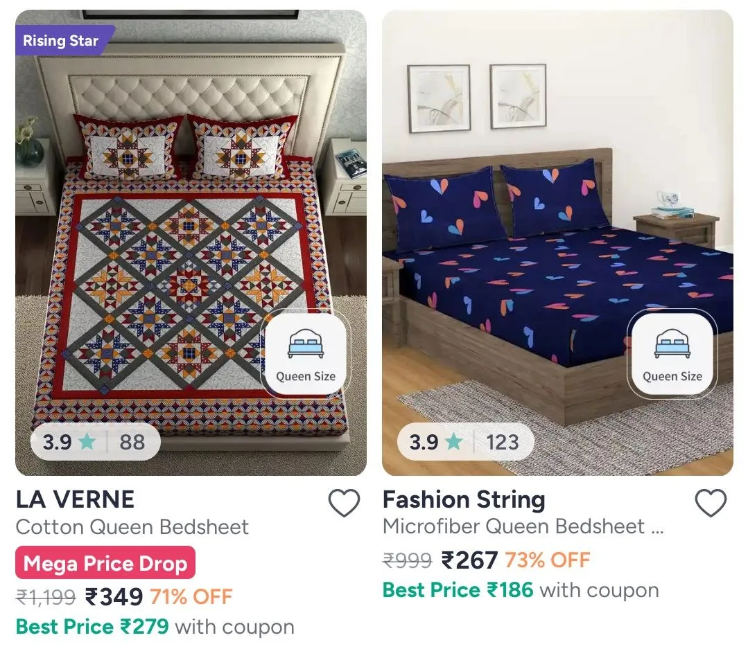 Bedsheets Mega Sale on Myntra! 🔥