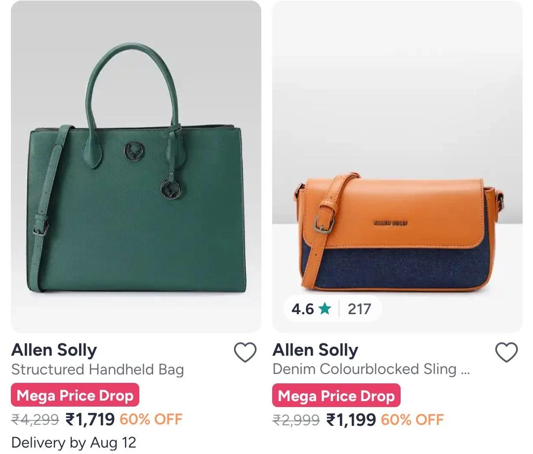 Myntra | Massive Handbag Sale Alert! 👜✨