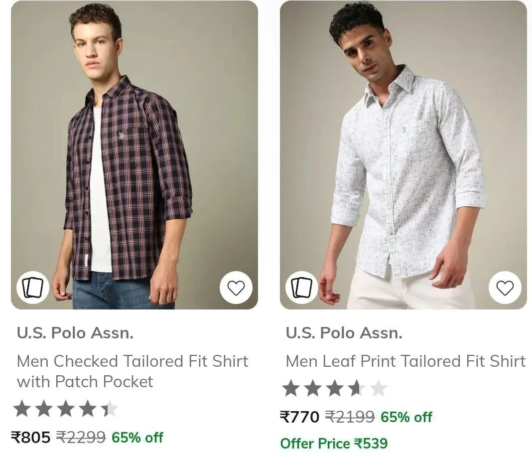 🔥 LOOT - AJIO Loot : Upto 70% Off On USPA Clothing.