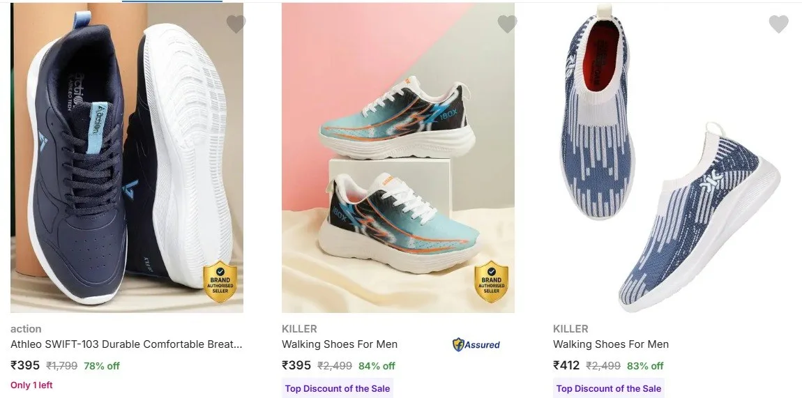 Flipkart : Upto 85% OFF on Branded Shoes, Trolleys & Clothing 🔥🔥
