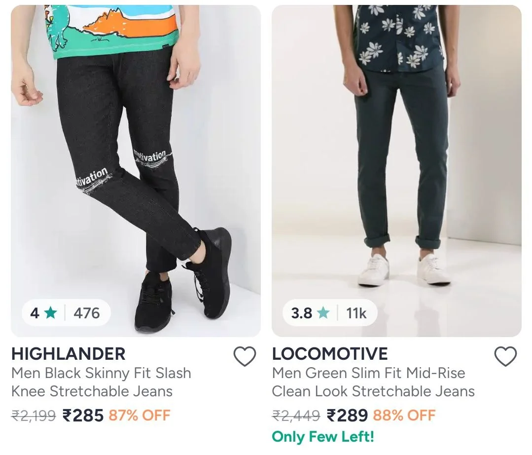 🔥 LOOT - Myntra Loot : Upto 90% Off On Branded Clothing.
