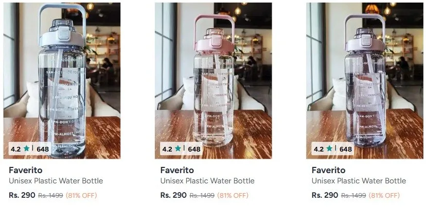 Myntra | Water bottles starting at 290/-