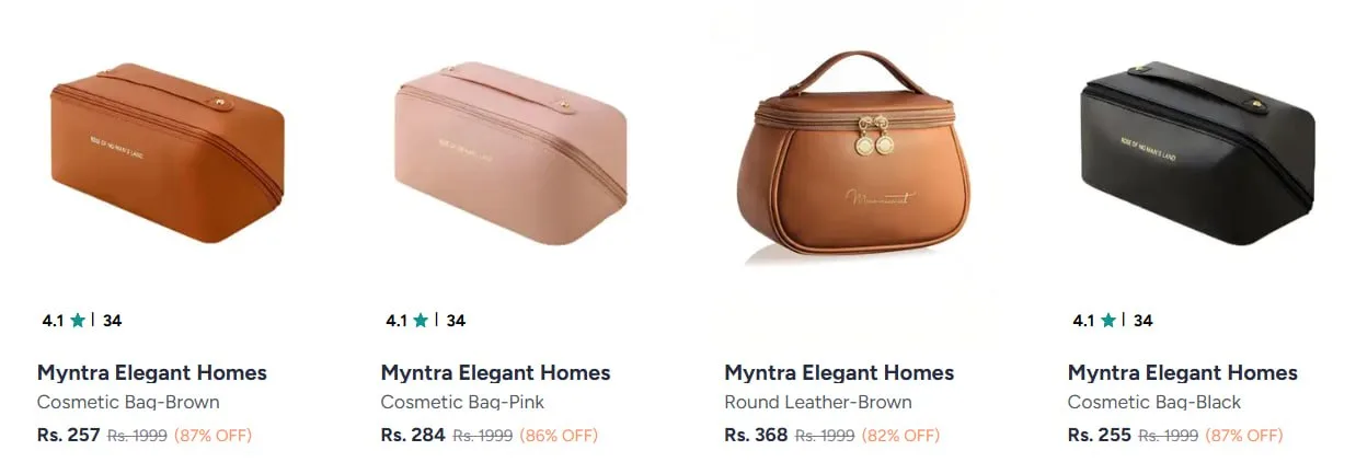 **Myntra | Makeup Organizers starting at 119/-**