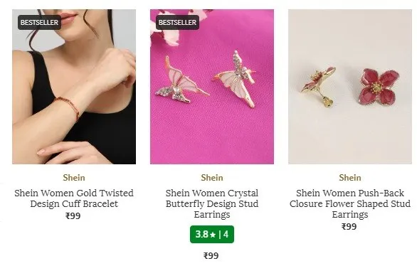 Combo Deal – Ajio Loot : SHEIN Clothing  Starting @ 99, Men : [https://ajiio.co/5CoIKm](https://ajiio.co/5CoIKm), Women : [https://ajiio.co/setPW9](https://ajiio.co/setPW9), Option 4