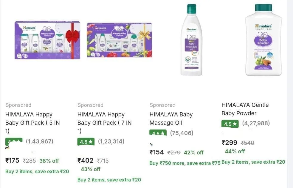 Last Chance : Get 12% Extra Off on Himalaya Baby Products