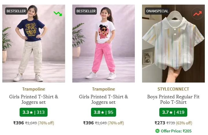 🔥 LOOT - **🎉 AJIO KIDS CARNIVAL IS LIVE! 🛍👶