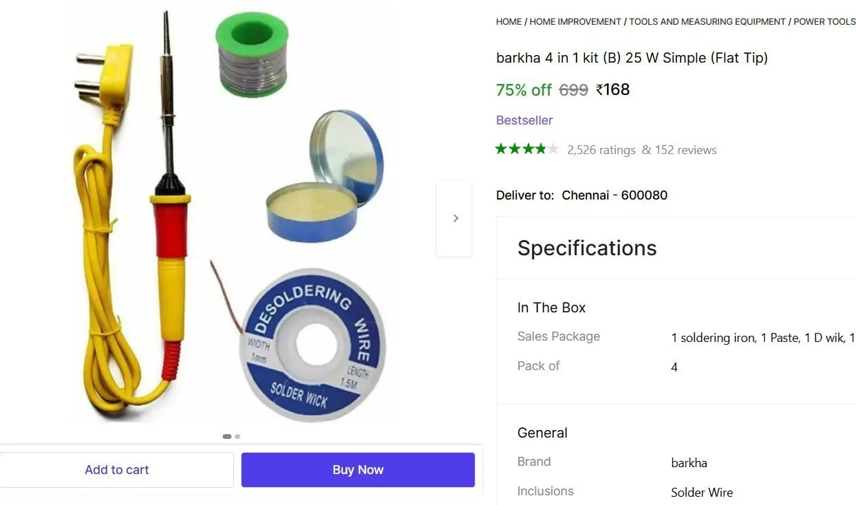 Soldering Kit @ 168