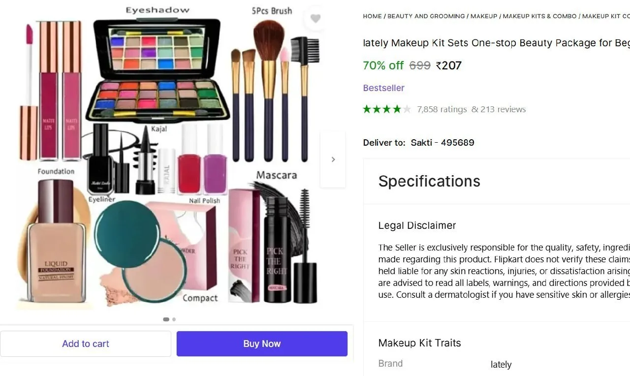 Makeup Kit Set @ 207