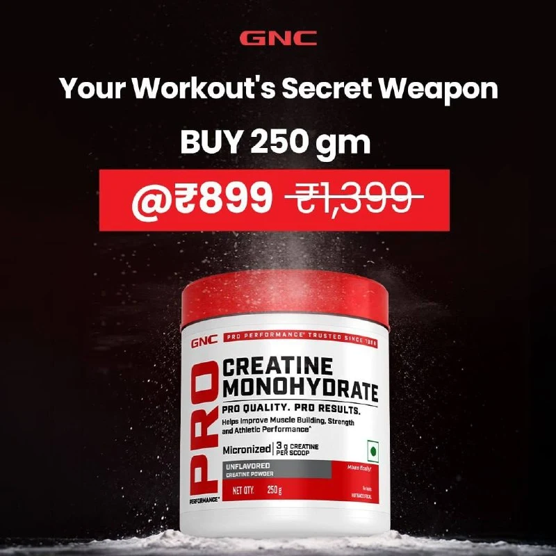GNC Pro Performance Creatine Monohydrate