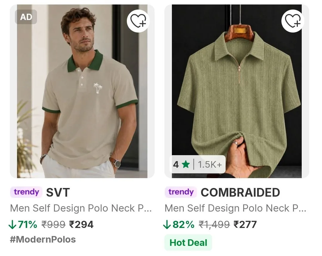 Men's Trousers Under ₹499/-