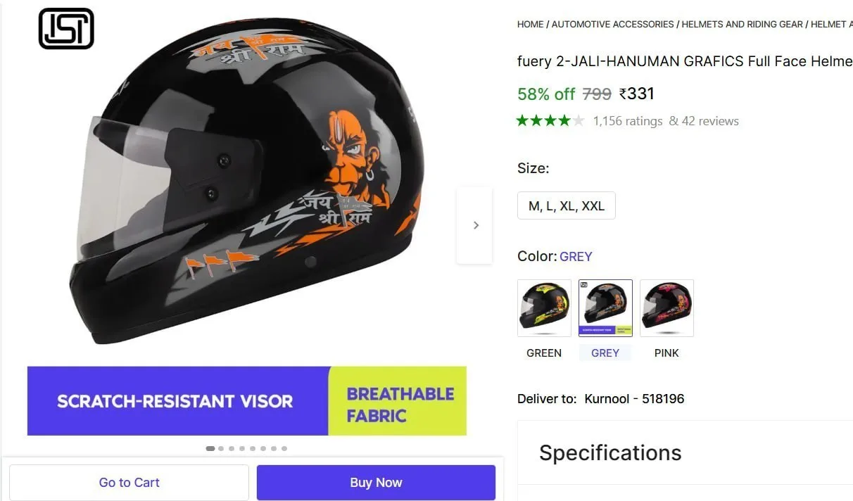Full Face Helmet @ 331