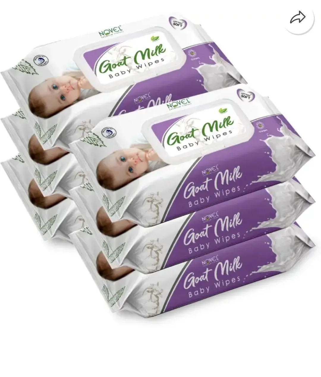 Shopsy | Novel Pack of 6 (432 Wipes) @ ₹189