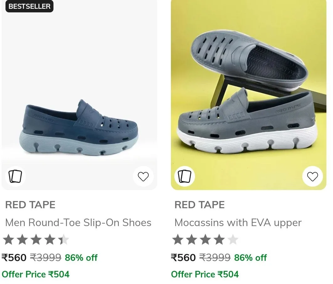 AJIO : Upto 85% Off On Red Tape Shoes