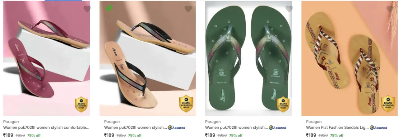 Upto 79% Off - Paragon Women's Footwear
