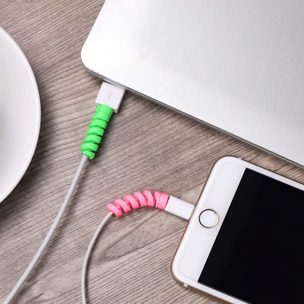 **🔥HAMARAMALL SPIRAL CABLE PROTECTOR @ ₹68! ⚡️📱